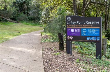 Bushwalk information sign