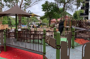Mindarie Park kids playground view from structure