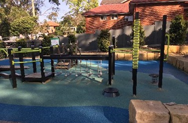 Mindarie Park kids playground external structure view