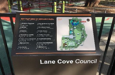 Mindarie Park informational sign