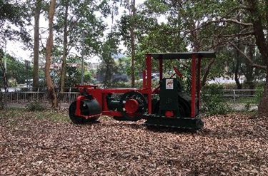 Turrumburra Park steam roller