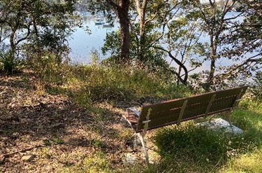 Seat and view of the river