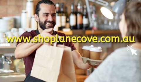 Shop Lane Cove with website URL text overlay