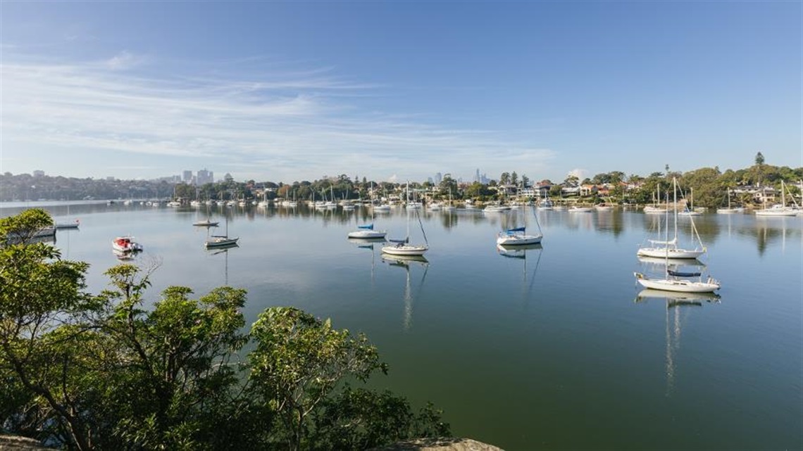 View of Lane Cove River from Aquatic Park
