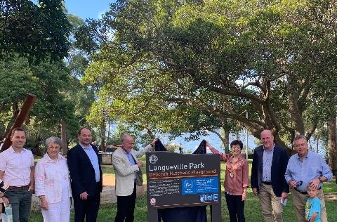 The opening of the Deborah Hutchens Playground