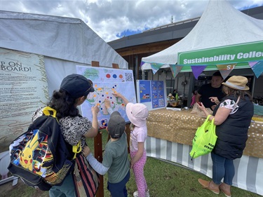 Stall at Sustainability Lane