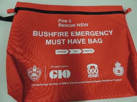 Fire and Rescue Bushfire bag