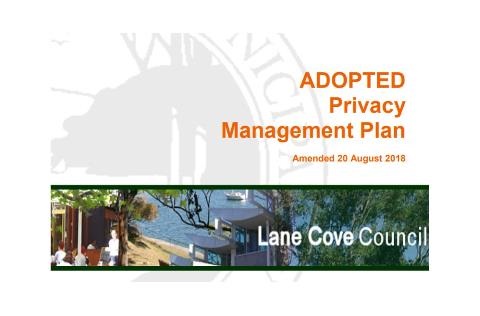 Privacy Management Plan