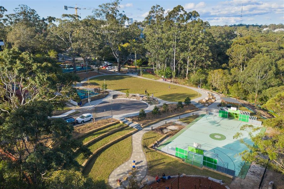 Aerial view of Mindarie Park