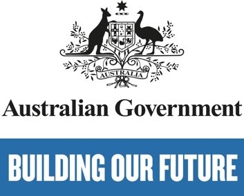 Aus Government Building Our Future logo
