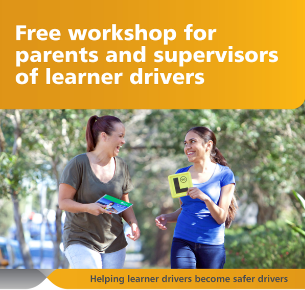 Hero image of helping learner drivers become safer drivers workshop